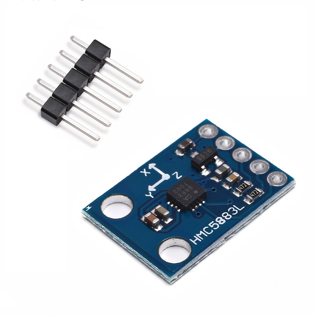 Gy-273 QMC5883L เข็มทิศอิเล็กทรอนิกส์เข็มทิศโมดูลเซ็นเซอร์สนามแม่เหล็กสามแกน