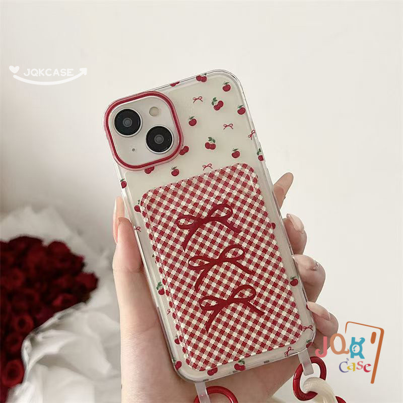 เคสไอโฟน ความรัก เคสใส่บัตร สำหรับ IPhone 14 12 16 11 13 15 Pro Max 7Plus 8Plus X XR XS Max 7 8 16 Plus SE แฟชั่น เคส