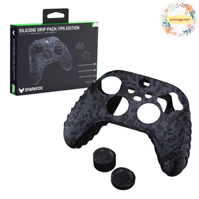 Pufanggreat เหมาะสําหรับ SeriesX/S Controller เคสซิลิโคนไร้สาย Gamepad Controller ลื่นฝาครอบป้องกัน Rocker TH