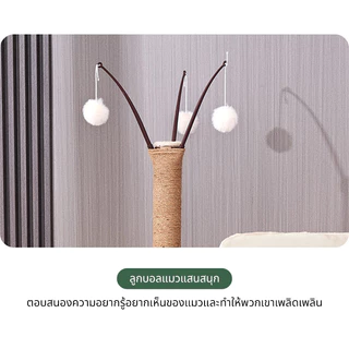 คอนโดแมวขนาดใหญ่176CMวัสดุทนทานแข็งแรง มั่นคง ใช้ได้กับแมว4-6 ตัว condo แมว คอนโดแมวไม้ ของเล่นแมว คอนโดแมวใหญ่