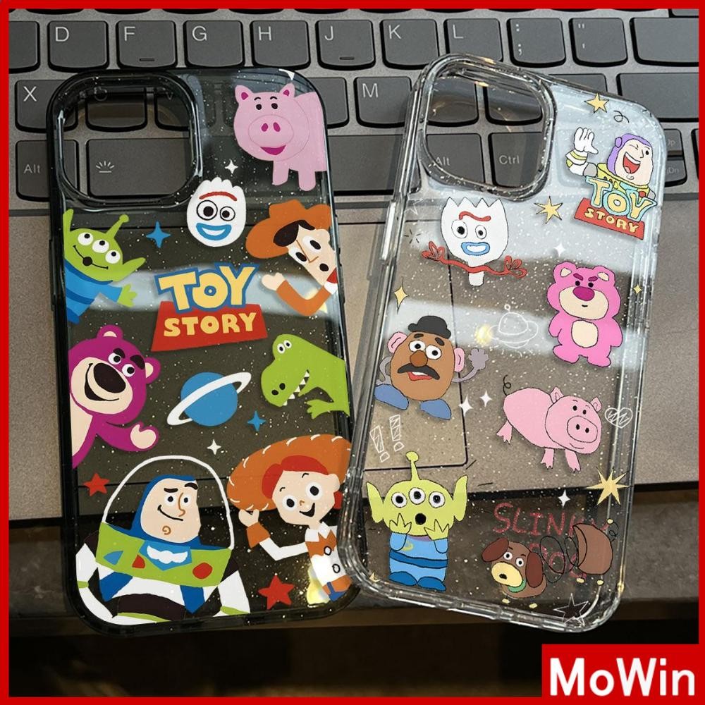 Movin - เคส iPhone 16 Pro Max iPhone 11 แบบใสแวววาวสุดสดใส เคส TPU นิ่มลายการ์ตูนนักบินอวกาศสุดน่ารัก รองรับ iPhone 15 Pro max 14 13 12 Pro max XS XR 7 Plus 8 Plus