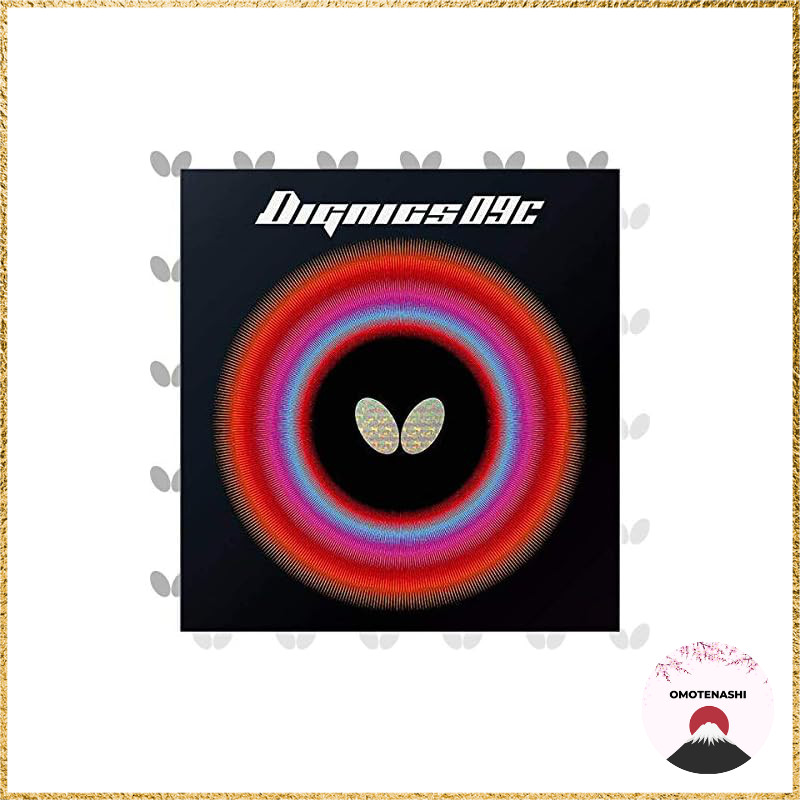 Butterfly Table Tennis Rubber Dignics 09C, Sticky, High Tension, Reverse Rubber 06070
