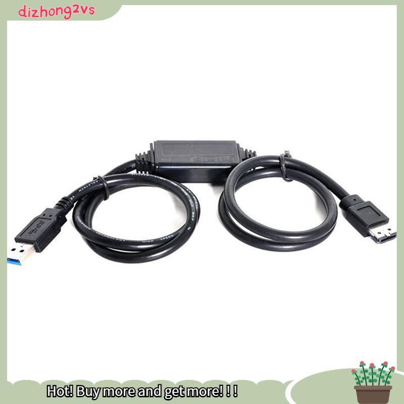 [dizhong2vs]Power over ASATA DC 5V Power to USB 3.0 Adapter USB3.0 to HDD/SSD/ODD ESATA Power Conver