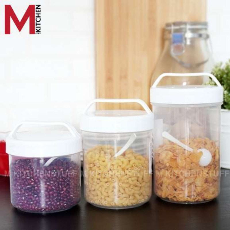 M KITCHEN กล่องอาหาร กล่องใส่นมผง กระปุกใส่นมผง กล่องใส่เมล็ดกาแฟ กล่องใส่อาหาร กล่องถนอมอาหาร (C0)