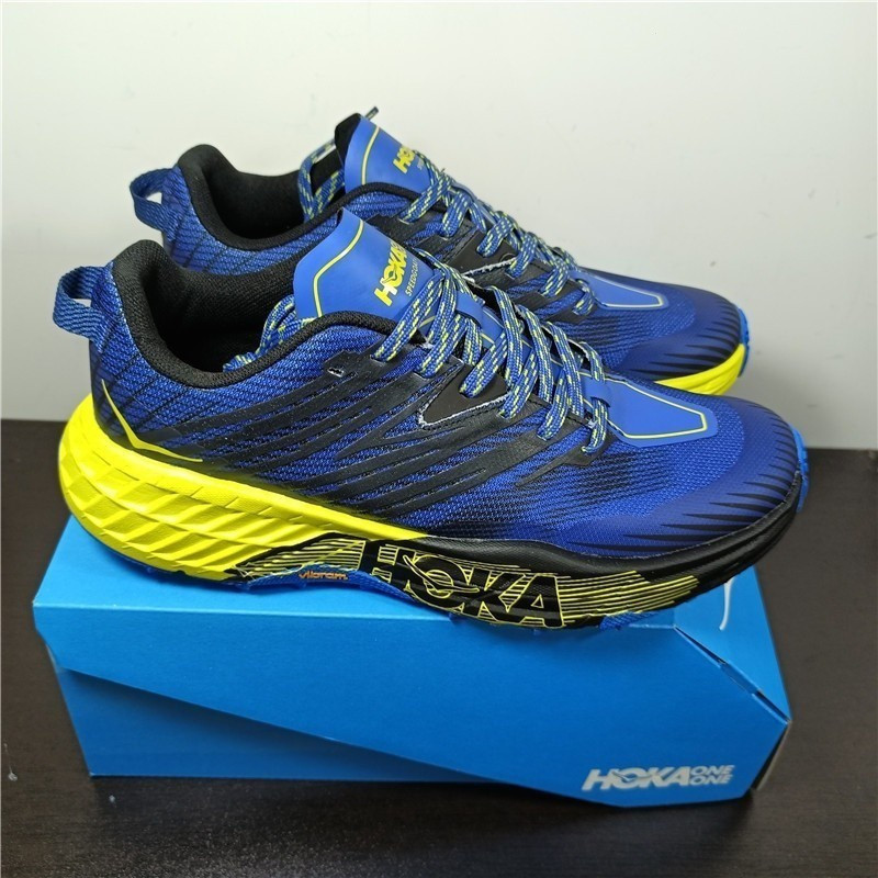 Hoka ONE ONE Speedgoat 4 Speed Goat 4รองเท้าผ้าใบเดินป่าลำลองสำหรับบุรุษ