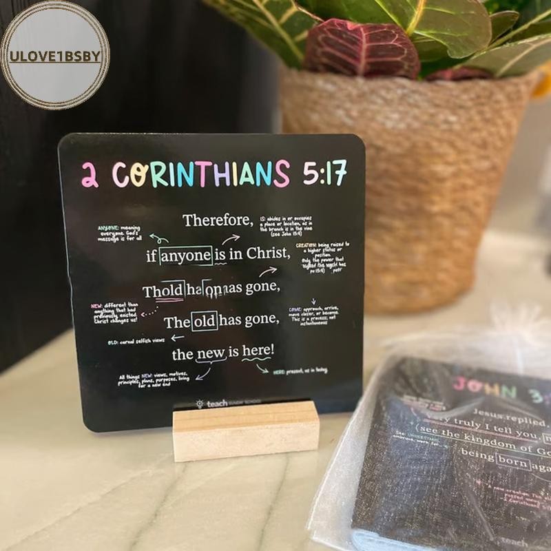 Ulove1bsby 50 การ์ดสคริปต์ ped Bible Verse สําหรับทุกสัปดาห์แห่งปี Bible หน่วยความจํา Verse การ์ดคริ