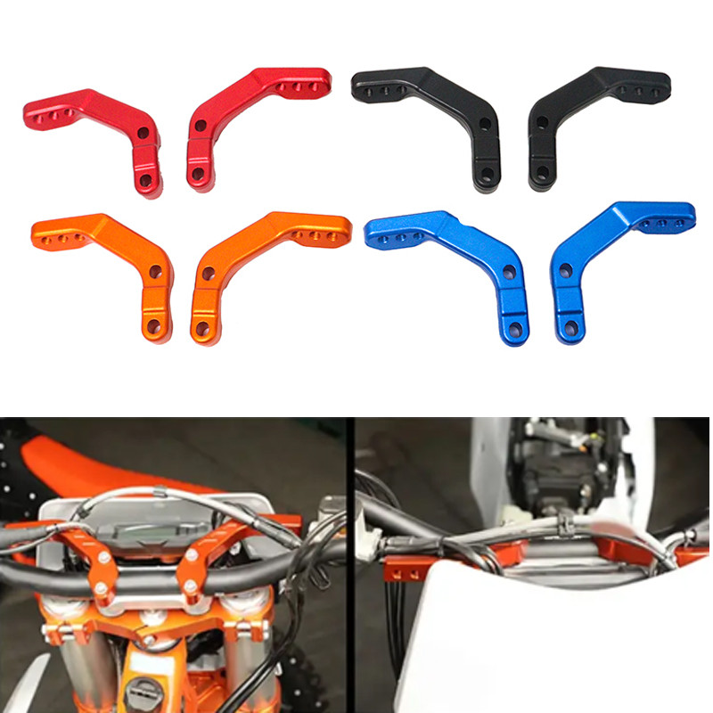 รถจักรยานยนต์ CNC อลูมิเนียม 28 มม. Hand Guard ติดตั้งคงที่สําหรับ SXF EXC KXF CRF YZF WR TC TE BOSUER M2 M4 M5 M6 KEWS K16 K18 K23