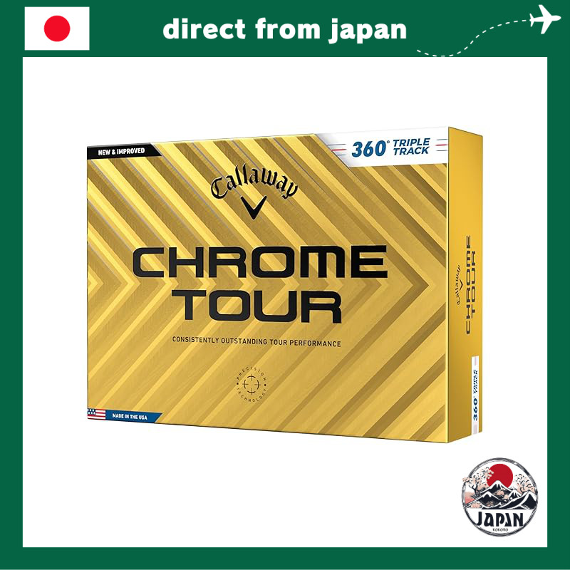 Callaway Chrome Tour 24 Golf Balls - 4-Piece Structure, Dozen (12 Balls)