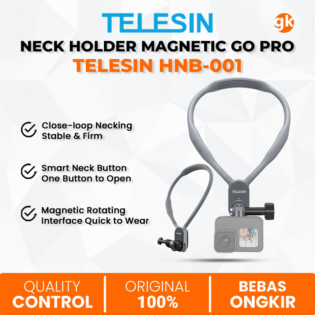 TELESIN HNB-001 ที่วางคอ สายรัดแม่เหล็ก GoPro แขวนคอสร้อยคอ