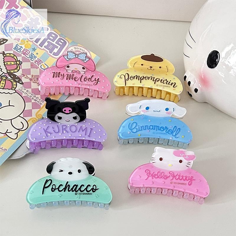 การ์ตูนอะนิเมะสัตว์เล็ก Sanrio กิ๊บติดผมน่ารัก แบบ claws back of the head hairpin kawaii อะคริลิคคลิปฉลาม