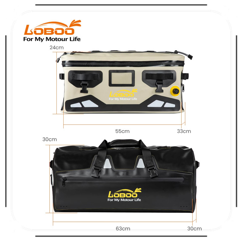 LOBOO BWB40T กระเป๋ากันน้ํา ผ้า TPU สุญญากาศ ซิปกันน้ํา พื้นที่เก็บของมากขึ้น