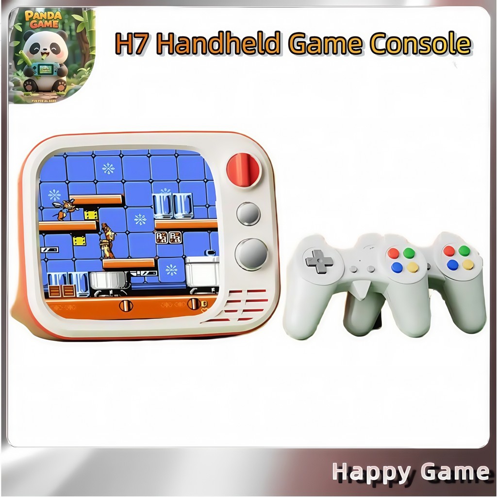 🔥เกมกด เกมส์บอย เครื่องเกมH7 3.5 เครื่องเกมทีวีจอใหญ่📺Game player Retro Mini Handheld Game Console