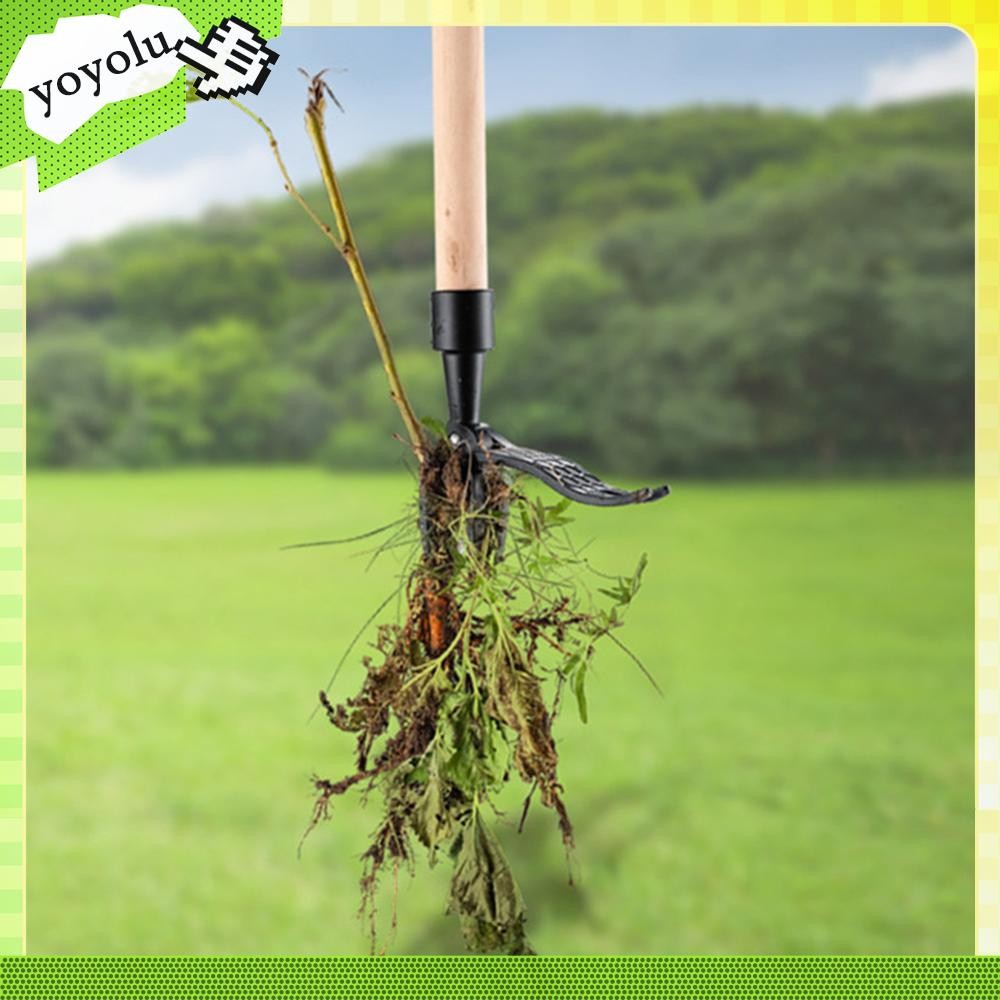 Stand-Up เครื่องมือดึงวัชพืชมือแนวตั้งคู่มือกําจัดวัชพืชพลั่วกําจัดวัชพืช Rooter