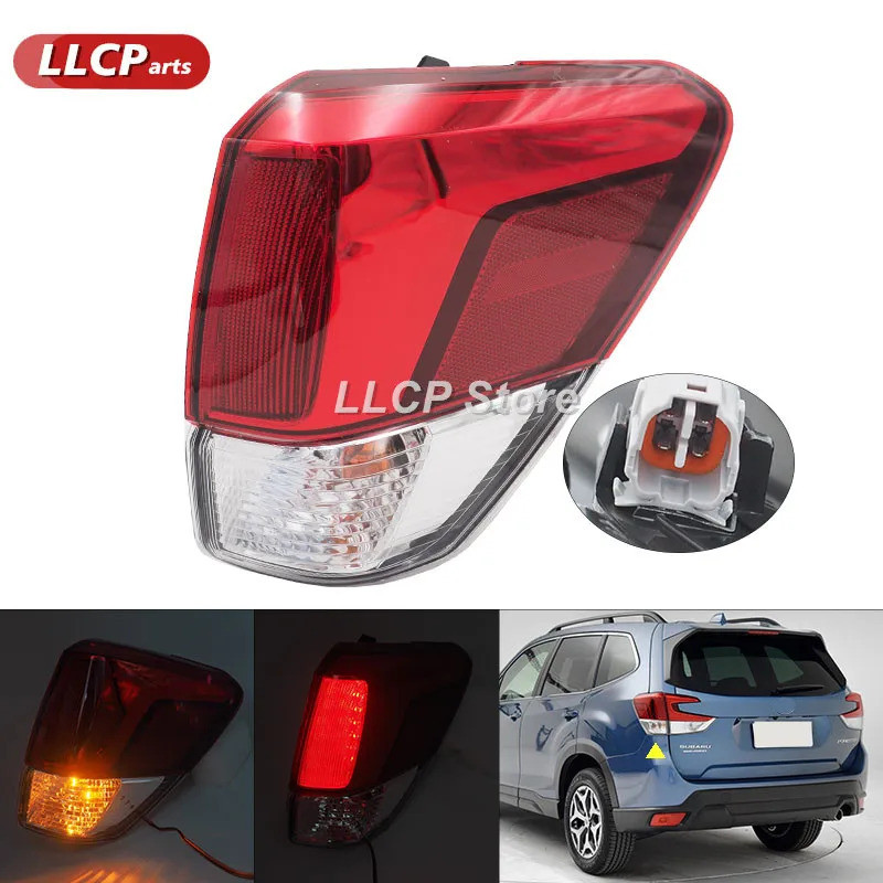 สําหรับ Subaru Forester SK 2019 2020 2021 ไฟท้าย LED ด้านหลังขับรถเบรคไฟเลี้ยวหยุดโคมไฟรถอุปกรณ์เสริมท้าย