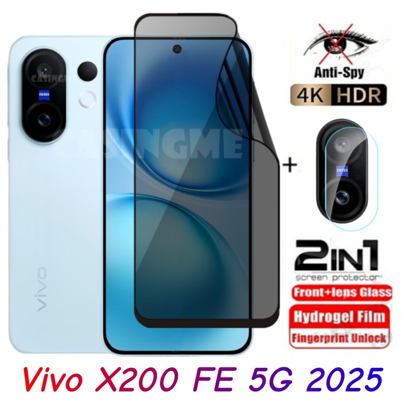 สําหรับVivo X200 FE 5G 2025 Softความเป็นส่วนตัวHydrogelฟิล์มAnti-Spyคลุมทั้งหมดป้องกันหน้าจอAnti Pee