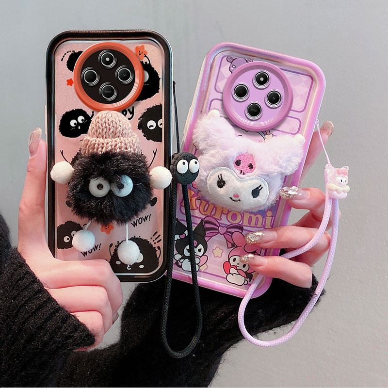 Redmi 14c case poco c75 case เคสโทรศัพท์ตุ๊กตาผ้ากํามะหยี่สําหรับ