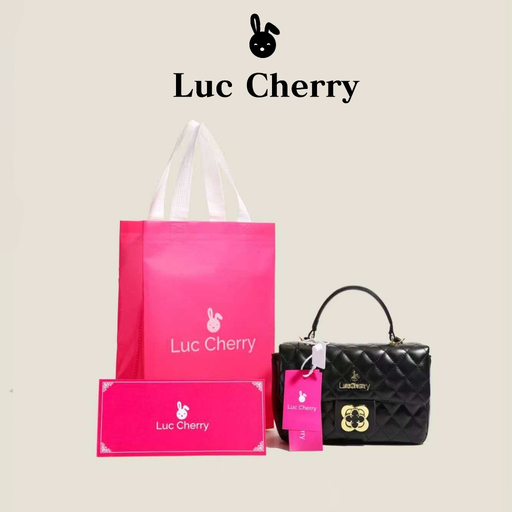 CZA YT0026 LUCCHERRY PREMIUM IMPORTED กระเป๋าสะพายสตรี ฟรีถุงกระดาษ + CERTIFICATE ELEGANT LUXURY SLI
