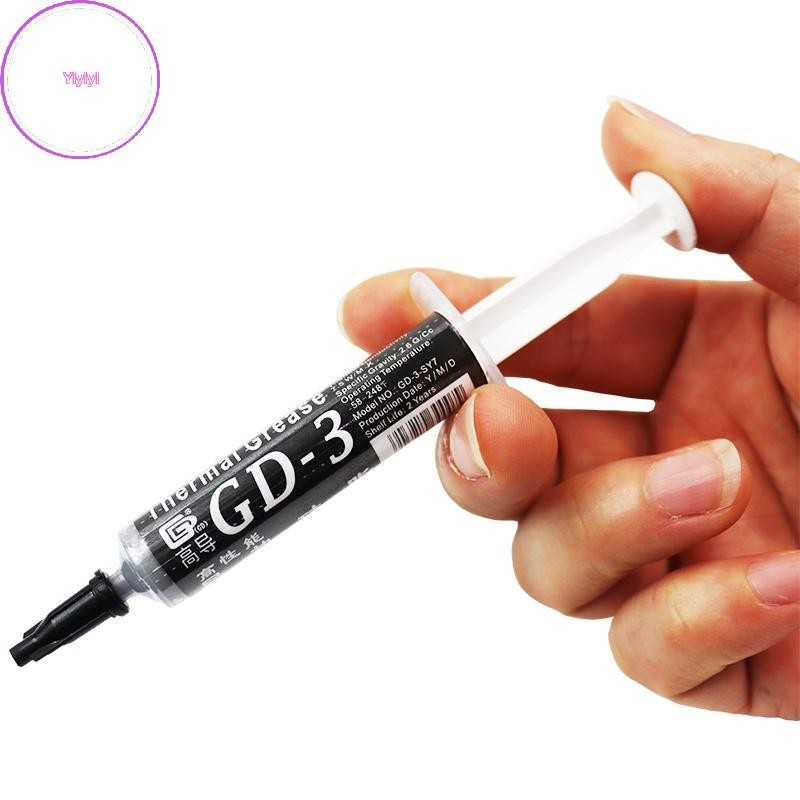Yiyi 1 ชิ้น 7.5 W/MK 3/7/15/30g GD-3 Thermal Paste Performance Thermal Conductive Grease Paste สําหร