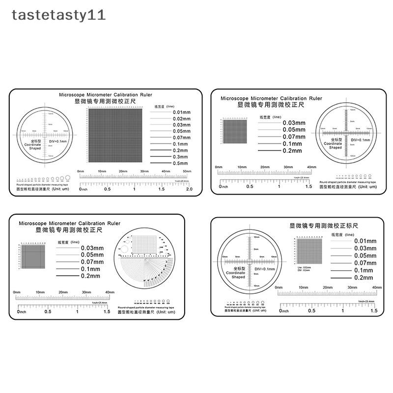 Ta Soft ไม้บรรทัดกล้องจุลทรรศน์สอบเทียบไมโครมิเตอร์สไลด์เส้นความกว้างเส้นผ่าศูนย์กลางอนุภาค TH