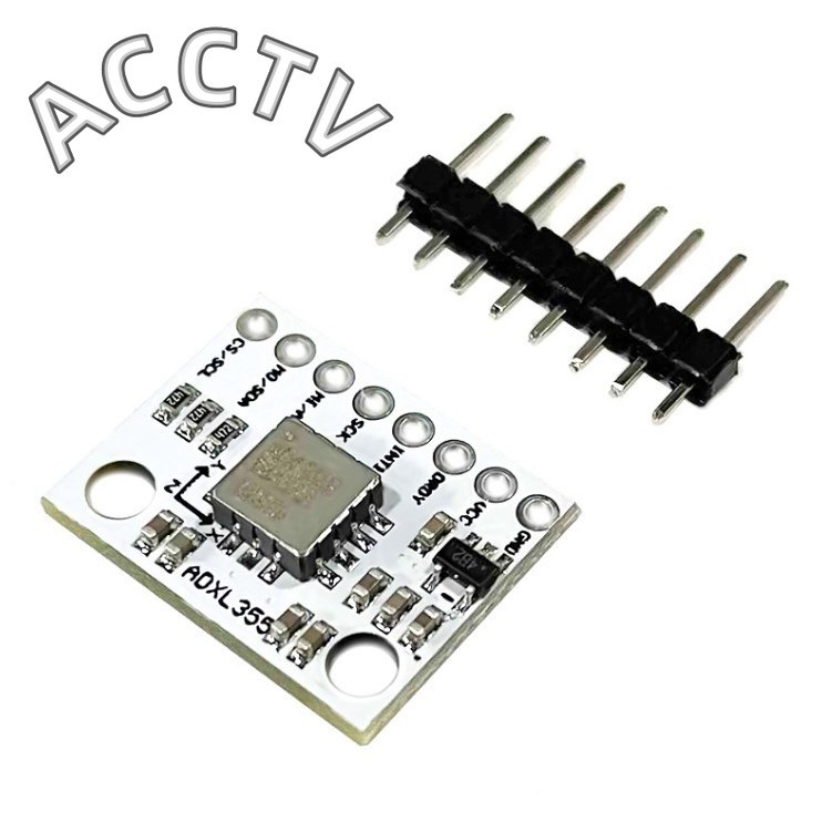 ADXL355 triaxial accelerometer sensor โมดูลเป็นเซ็นเซอร์อุณหภูมิแบบบูรณาการเกรดอุตสาหกรรมพลังงานต่ํา