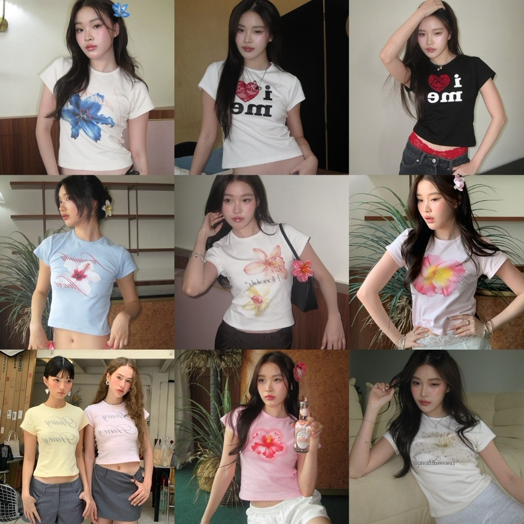COD✅ (ส่งจากกรุงเทพ)BOOM Shop เสื้อขาดท้อง, เสื้อขาดเอวสีขาว, เสื้อบล้าช์ผู้หญิงรัดตัว, เสื้อเชิร์ตที่มีลายดอกไม้สวยงาม