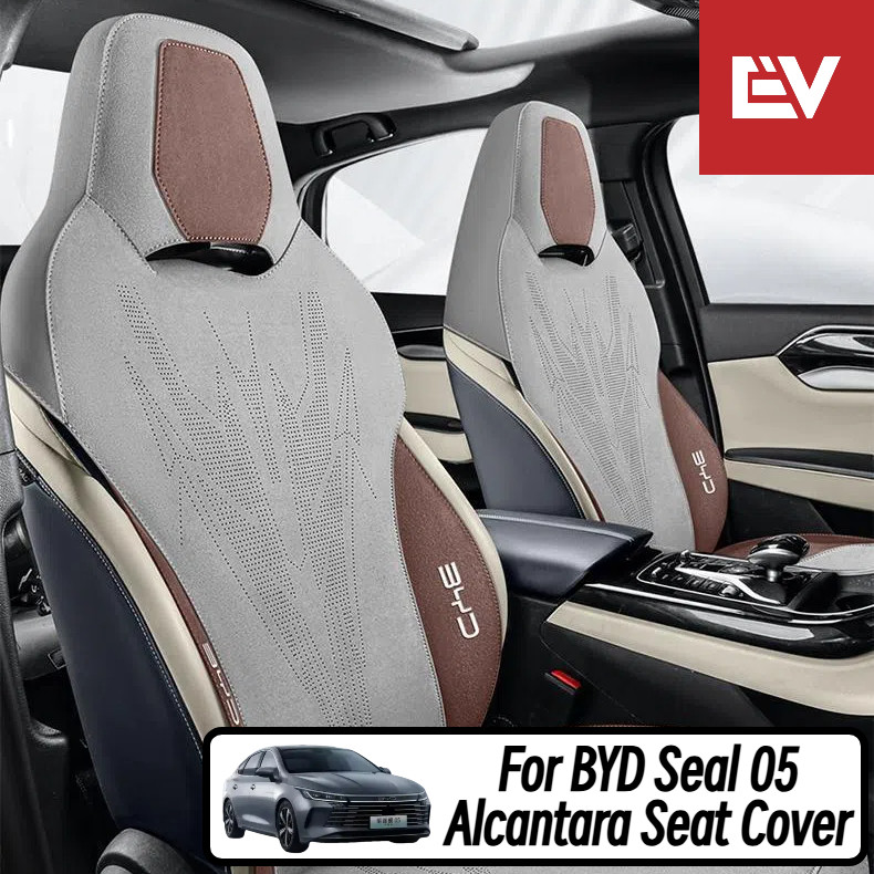 สําหรับ BYD [seal 5] ผ้าคลุมเบาะ Alcantara แบบกําหนดเองเหมาะสําหรับทุกฤดูกาลระบายอากาศและระบายอากาศไ