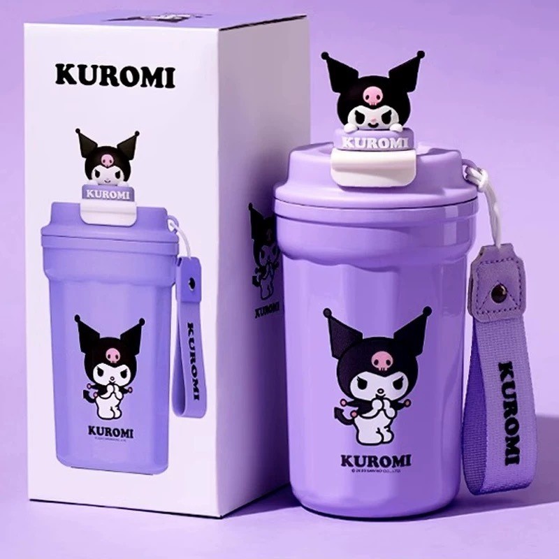 แก้วน้ำเก็บความเย็น ลายการ์ตูน kuromi