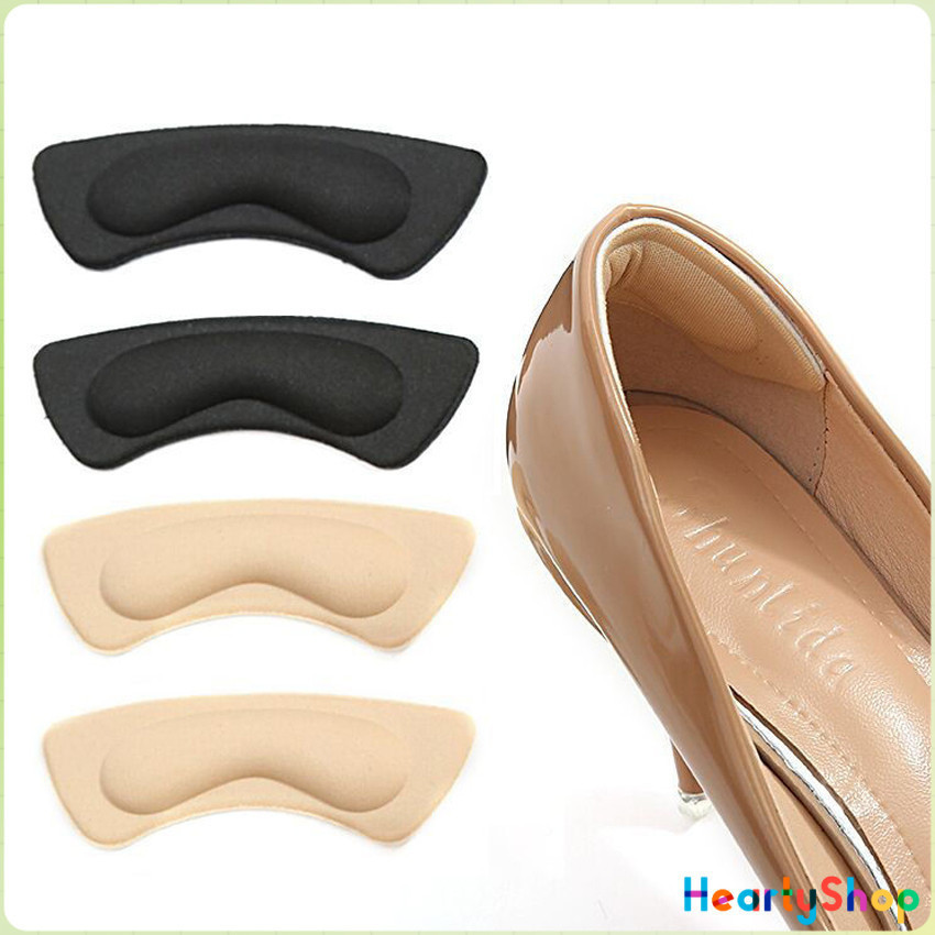 HeartyShop แผ่นกันกัด  แผ่นกันรองเท้ากัด เนื้อนิ่ม ช่วยแก้รองเท้าหลวม 1 แพค ต่อ คู่  Sponge heel pad