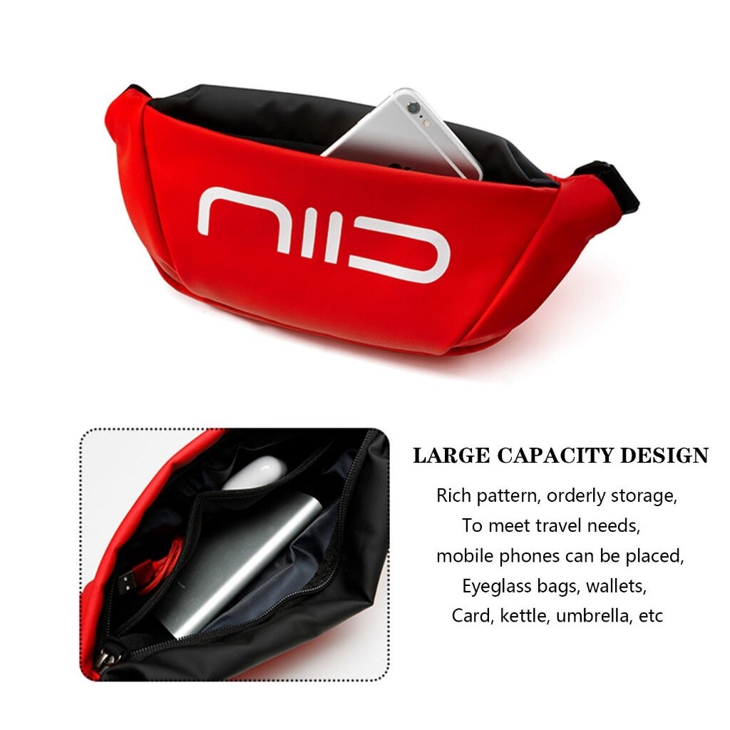 NIID Statement S3 Chest Bag กระเป๋าสำหรับ iPhone, Samsung, Huawai, Vivo, Oppo หรือ Smartphone ทุกรุ่น ราคา ถูกที่สุด ดีลบีเคเค แกลเลอรีภาพที่ 4