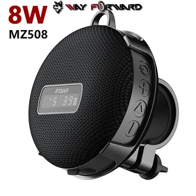 Speaker 8W จักรยานพลังงานสูง LED จอแสดงผลดิจิตอลไร้สายลำโพงบลูทู ธ แบบพกพาคอลัมน์กลางแจ้ง IPX7 ซับวู