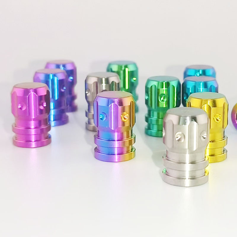Gr5 TC4 UNIVERSAL TITANIUM 2pc BOLTS PITO CAP วาล์วยางจักรยานจักรยานรถจักรยานยนต์หมวกยางวาล์ว