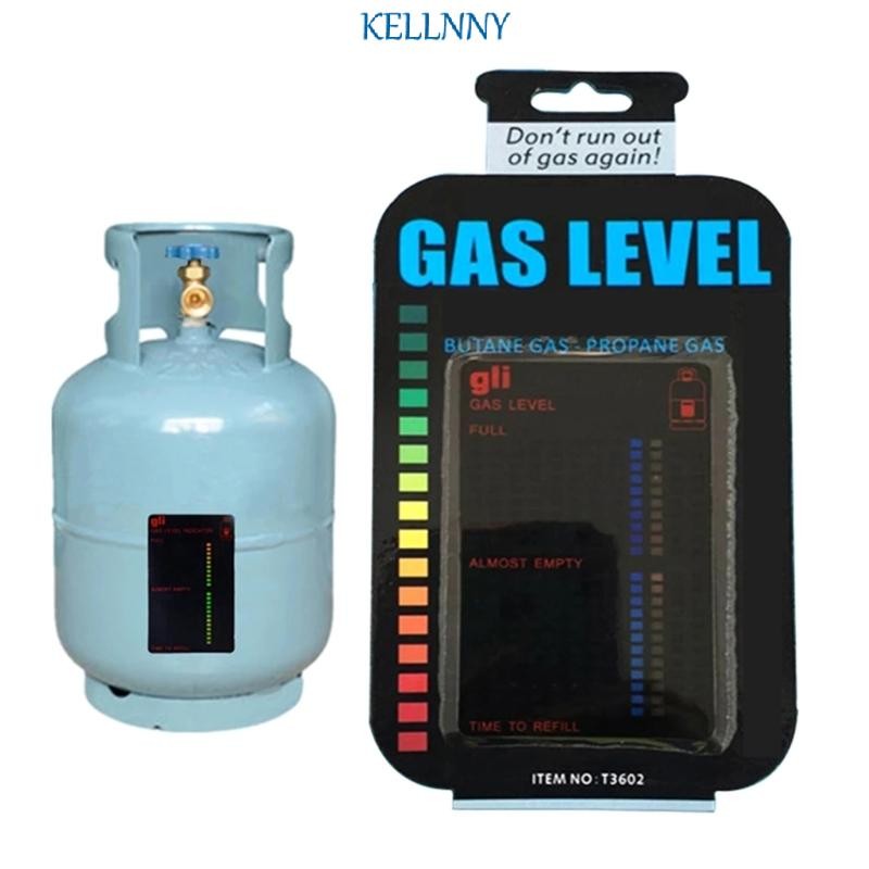 Kellnny แก๊สสําหรับถังตัวบ่งชี้ระดับโพรเพนบิวเทน LPG การใช้แม่เหล็กวัดขวด Measu