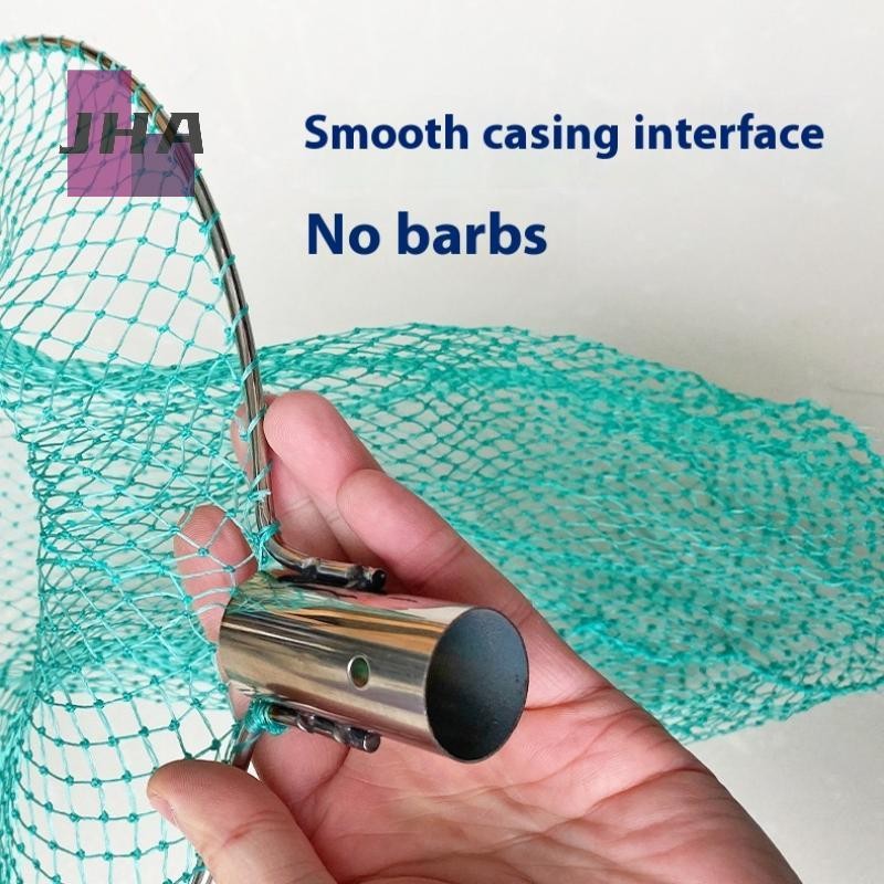[JHA] 1 PC Fishing Mesh Net Fishing Tackle Copying Net สําหรับน้ําเค็มน้ําจืดโดยไม่ต้องจับใหม่