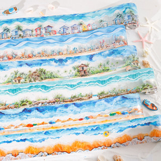 Mr. Paper ถAPE แอเดสิฟ PET 200 ซม./รูล, ตกแต่งด้วยดอกไม้สัก,…