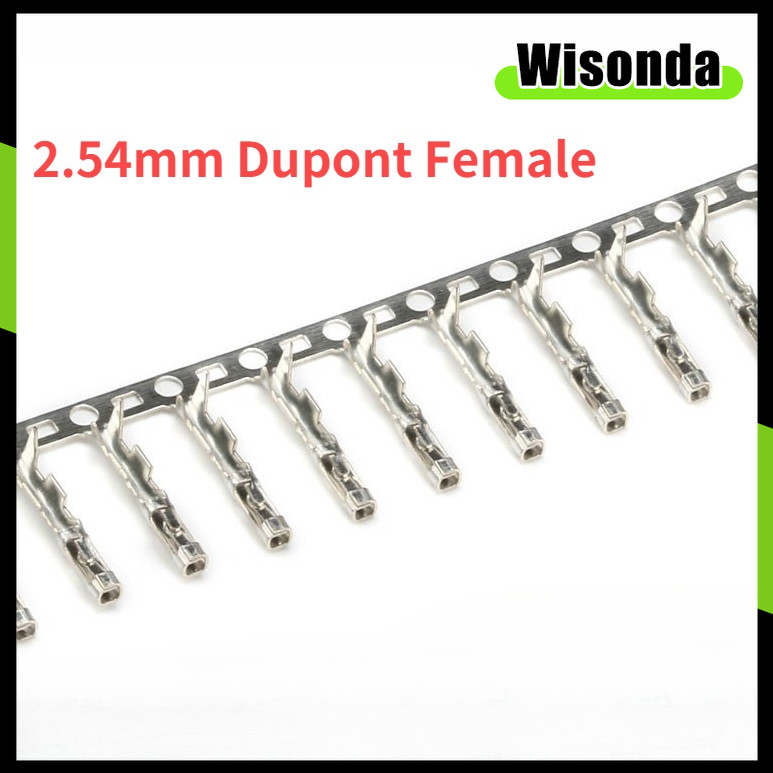 200 ชิ้น Pitch 2.54 มิลลิเมตร 1 พินเดี่ยวแถว Dupont Jumper สายหญิง Pin Connector Terminal สําหรับ Du