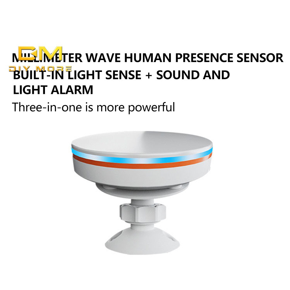 DIYMORE Smart Human Presence Sensor Zigbee Hub ที่ต้องการ mmWave Radar Detector การตรวจจับสูง Human 