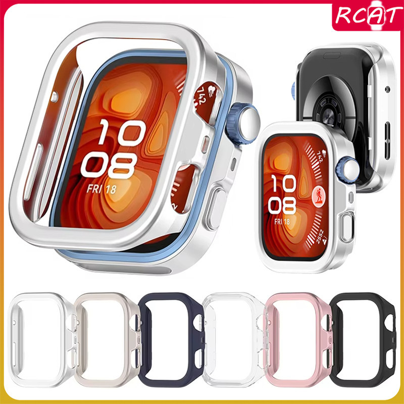 กรณี PC รู for Huawei Watch Fit 5 4/5 4 Pro เชลล์ป้องกันการตกเต็มจอป้องกันกรอบเชลล์ปกป้องกันชนยาก for Huawei Fit 4