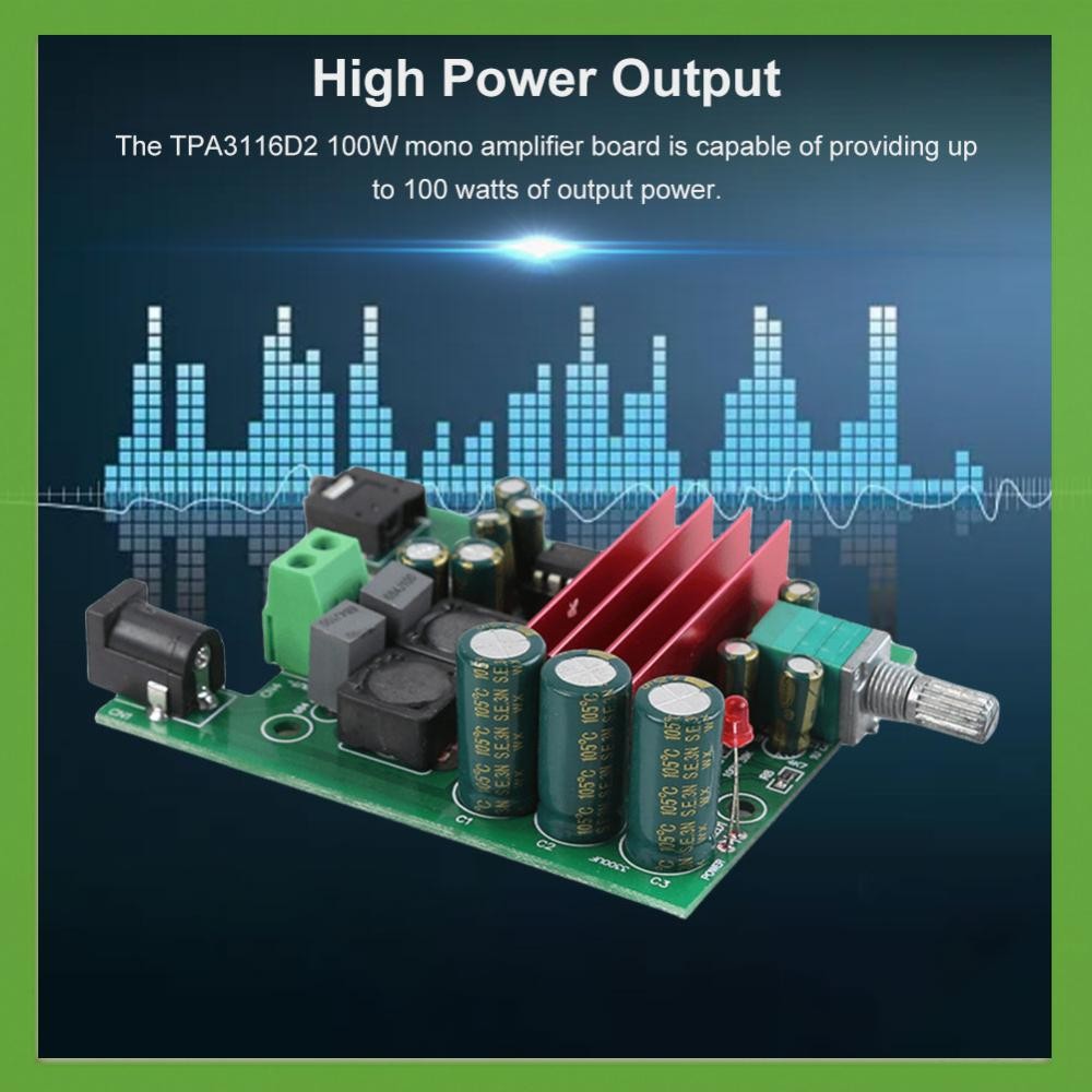 [aigoni.th] TPA3116D2 ซับวูฟเฟอร์ดิจิตอลเครื่องขยายเสียง 100W ดิจิตอลโมดูล NE5532 OPAMP HiFi ต่ําบิด