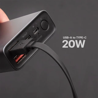 [ส่งด่วน] Orsen by Eloop AC01 CC01 สายชาร์จ USB Type C ชาร์จเร็ว 20W / 60W สายแบน สายสั้น 50ซม. PD QC2.0