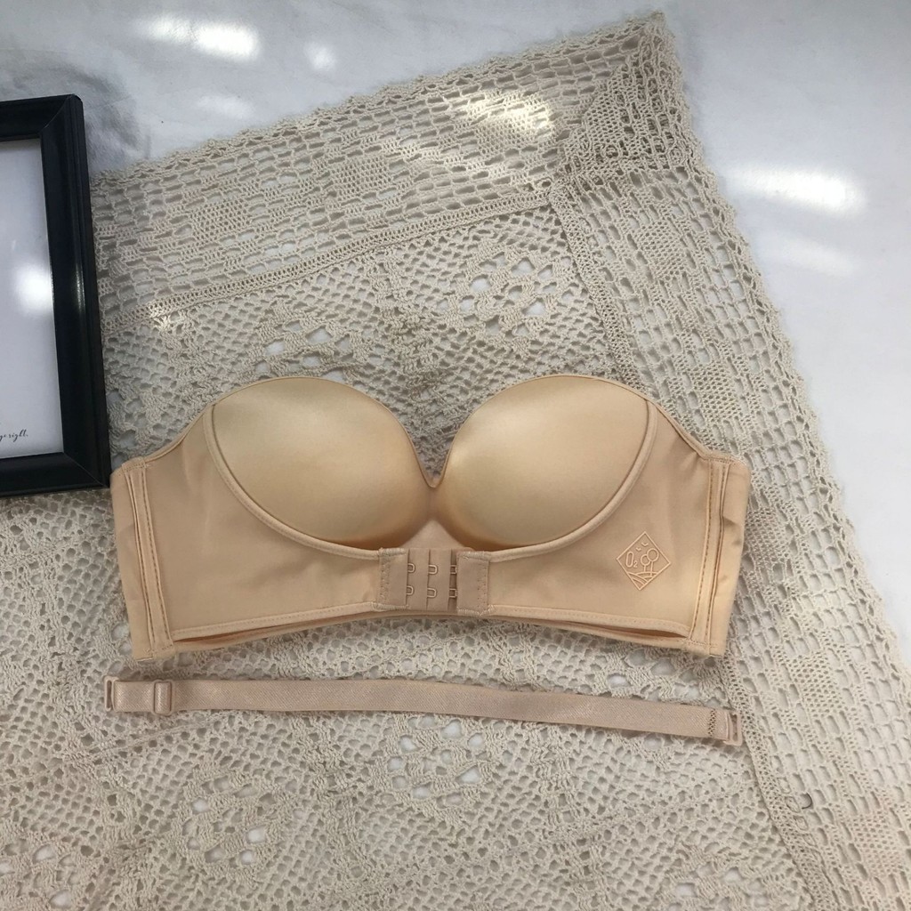 Zzl ชุดชั้นในที่ไม่มีสายหนัง สีเนื้อ 36 80C Shop Lzboi 4 th ✨indiana233.th✨