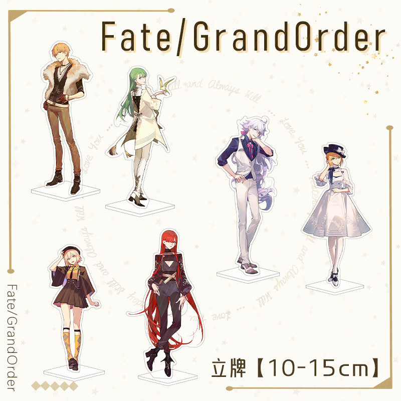 Fate/Grand Order แผ่นตกแต่งโต๊ะ Enkidu ยืนบทความตกแต่งคอลเลกชันเครื่องประดับ Accesorios อะคริลิคตุ๊ก