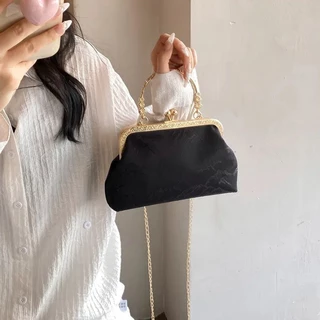 กระเป๋าสะพายข้าง retro สไตล์ casual สำหรับผู้หญิง ดีไซน์สวยงามและทันสมัย