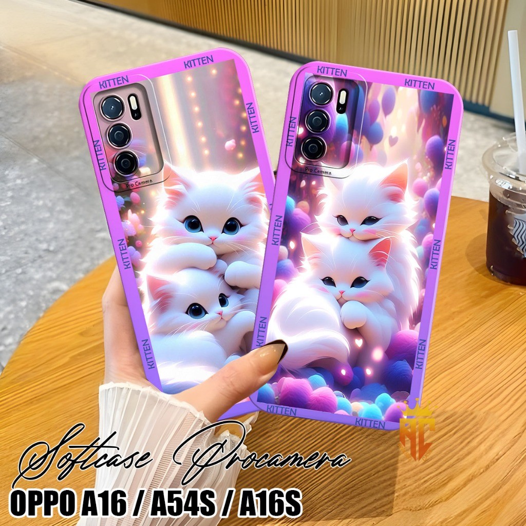 เคส HP Oppo A16 / เคส Oppo A16S / เคส Oppo A54S - เคสโทรศัพท์ Oppo - เคสอินเทรนด์ - เคสวอลเปเปอร์แมว