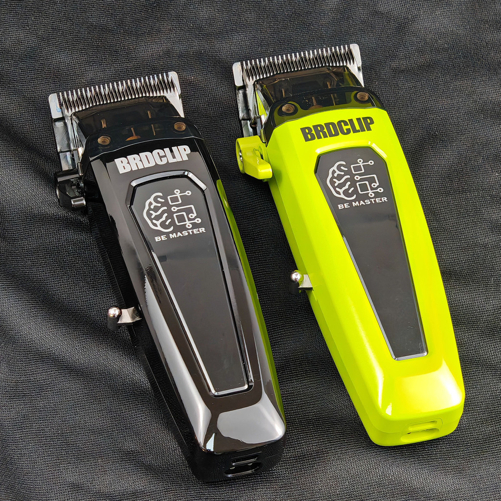 BRDCLIP BRD 106 7500RPM ปัตตาเลี่ยนมืออาชีพสําหรับผู้ชายพร้อมที่ชาร์จฐาน DLC เครื่องตัดผมเครื่องตัดผม