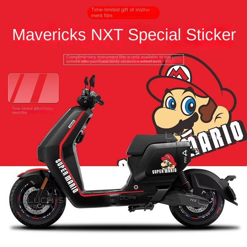 【Ready Stock】 Applicable to Calf XT Electric Car Stickers Wheel Hub Reflective Sticker Instrument Pr