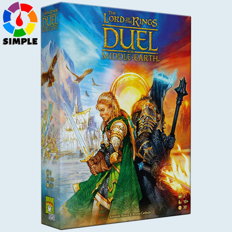 The Lord of The Rings: Duel for Middle-Earth Board Game - Epic Strategy Game of Power and Conquest