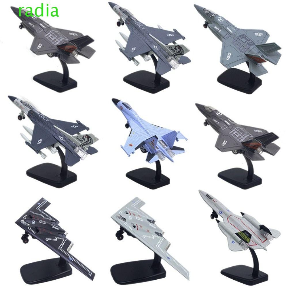 Radiantzap Aviao Plane รุ่น,พร้อมแสงเสียง Pullback & Go Fighter เครื่องบินของเล่น,ตกแต่งโต๊ะ F16 F22 F35 Diecast Collection Jet Plane ของเล่นของขวัญวันเกิด