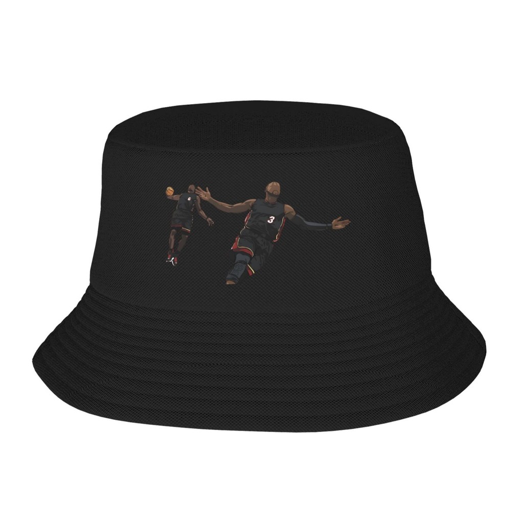 Dwyane Wade And Lebron James Iconic Miami Dunk หมวกชาวประมง