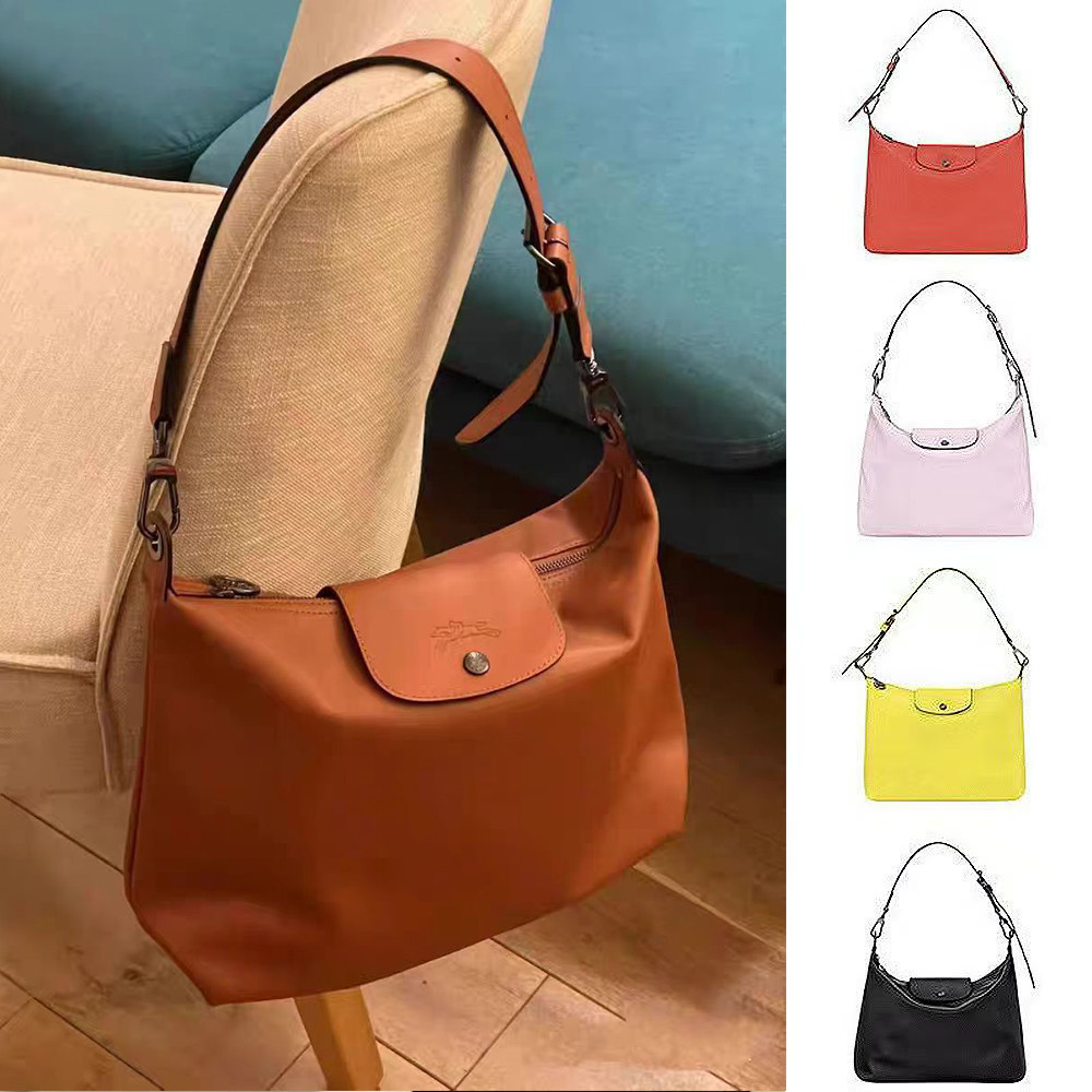 พร้อมส่ง ของแท้ 100% Longchamp Le Pliage Xtra M 1018998 กระเป๋าถือผู้หญิงขนาดกลางกระเป๋าสะพายหนังแท้กระเป๋าสะพายข้างกระเป๋าสะพายกระเป๋าโท้ต