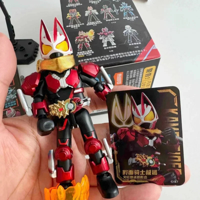 Original bruco Kamen Rider FIGURE Joint เคลื่อนย้ายได้เครื่องประดับโต๊ะ Kamen Rider Building Block Collection ของเล่นของขวัญเด็ก Boys